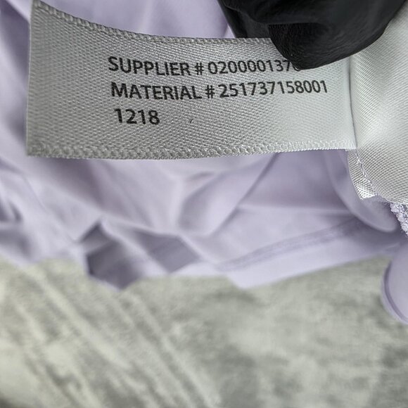 Lauren Ralph Lauren Dress Womens 8P Purple Flutter Sleeve Fit & Flare Belted - Picture 6 of 9